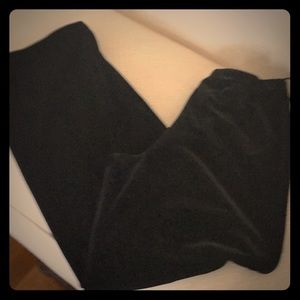 NWT -XSCAPE Joanna Chen black velvet pants